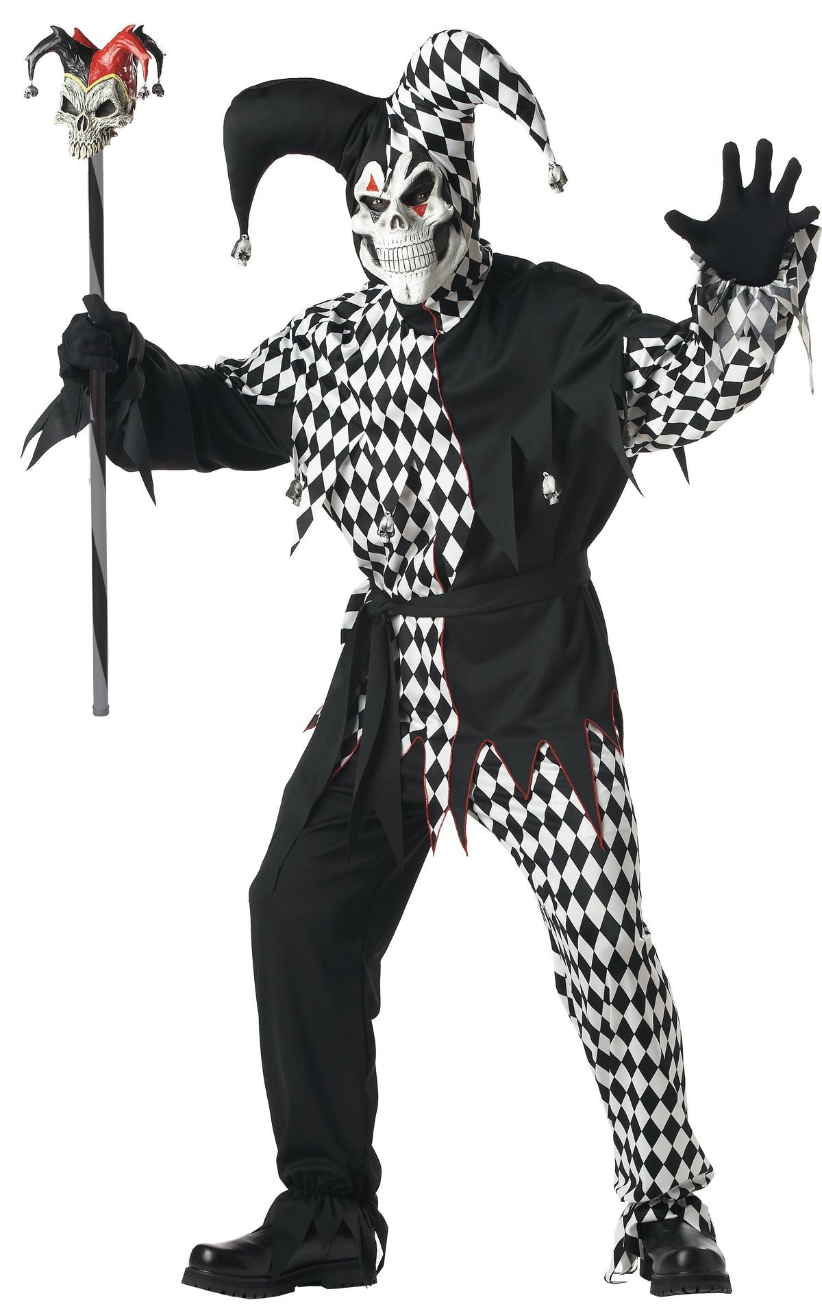 California Costumes Jester Skull Cane