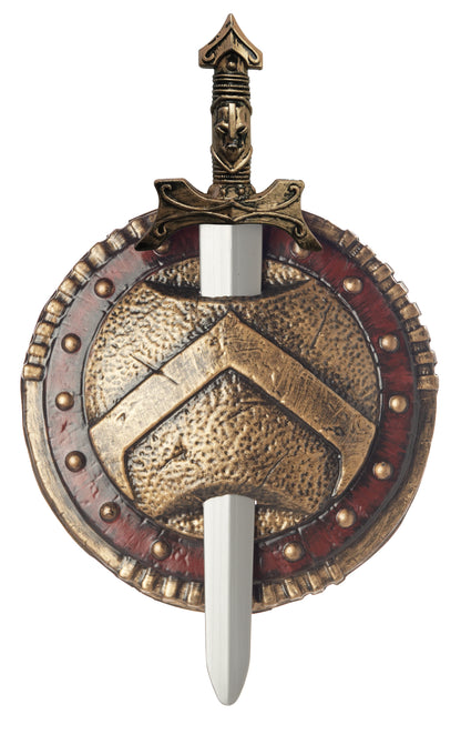 California Costumes Spartan Combat Shield And Sword, Costume Accessory