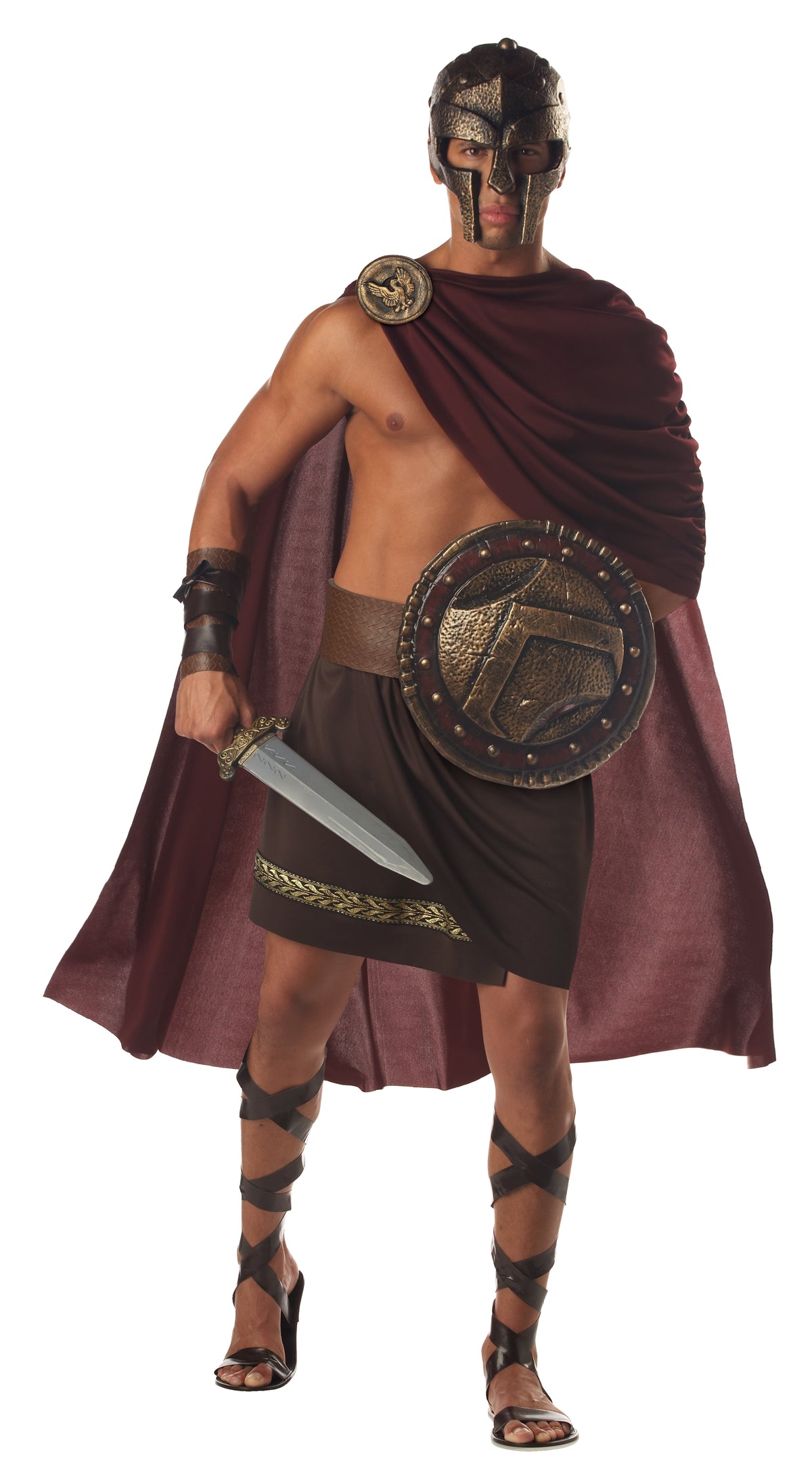 California Costumes Spartan Combat Shield And Sword, Costume Accessory