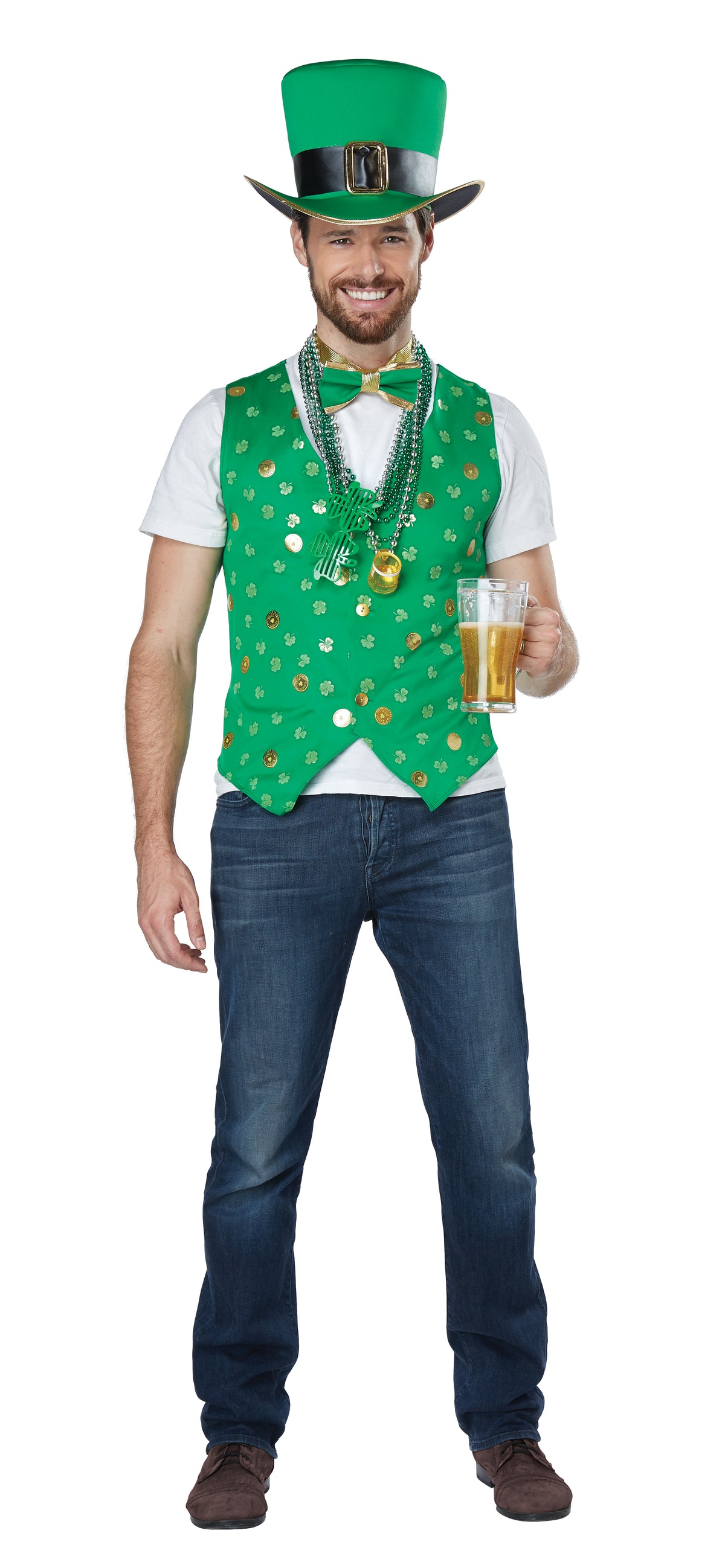 California Costumes Men's Luck Of The Irish Kit Adult Woman Costume