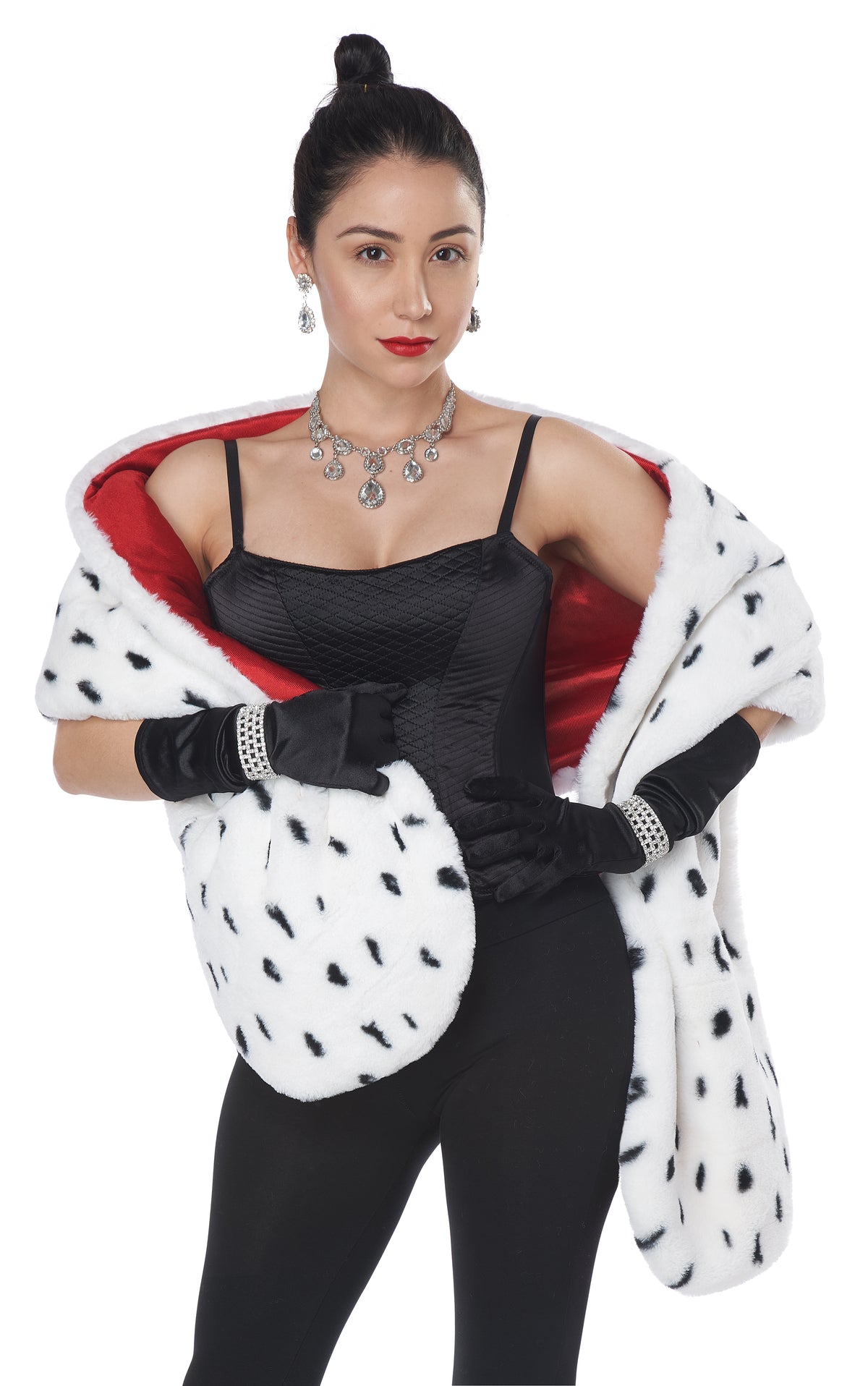 California Costume Faux Dalmation Stole