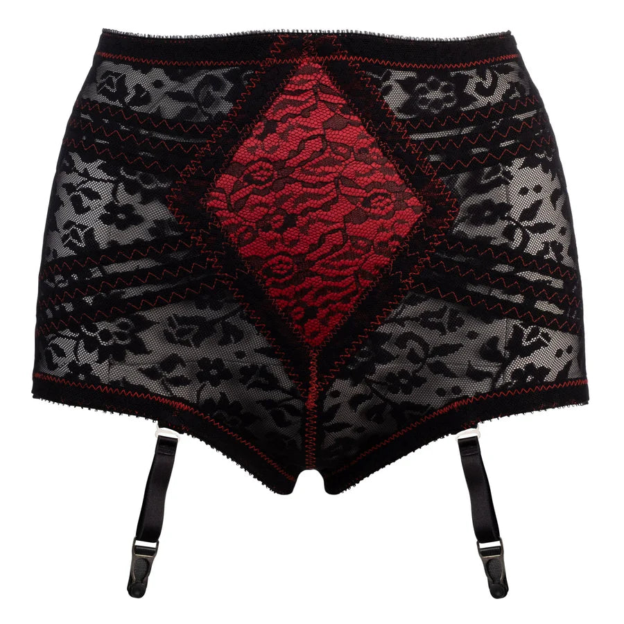 6197 Extra Firm Panty Girdle with Detachable Garters, Extra Firm Shaping
