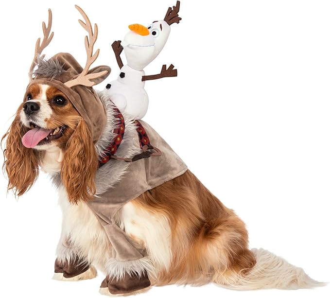 Disney Frozen: Sven Pet Costume for For Dogs or Cats by Rubies, XL