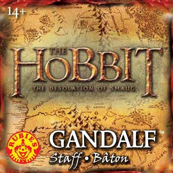 Rubies Lord Of The Rings The Hobbit: Gandalf Staff for Adults, Men's One Size