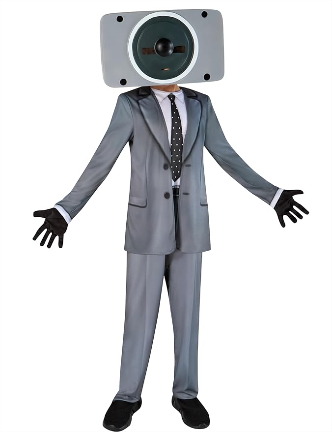 Rubies Skibidi Toilet: Speakerman Costume for Kids, Boy's Medium