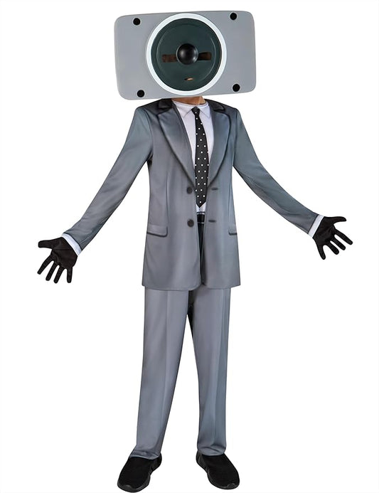 Rubies Skibidi Toilet: Speakerman Costume for Kids, Boy's Medium