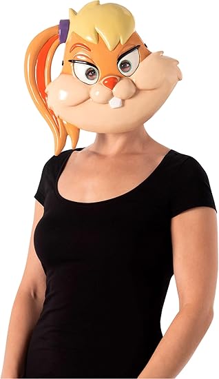 Rubies Costume Space Jam 2: A New Legacy Lola Plastic Half-Mask, One Size