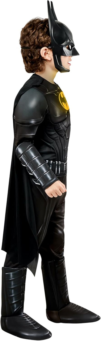 DC The Flash Movie: Batman Deluxe Costume for Kids by Rubies, Boy