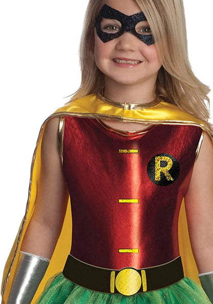 Rubies Teen Titans: Robin Costume Dress for Kids, Girl's Toddler