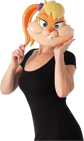 Rubies Costume Space Jam 2: A New Legacy Lola Plastic Half-Mask, One Size