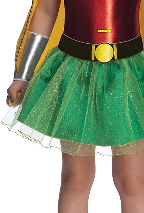 Rubies Teen Titans: Robin Costume Dress for Kids, Girl's Toddler