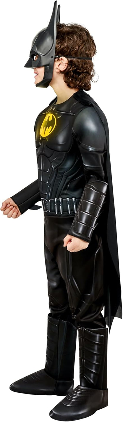 DC The Flash Movie: Batman Deluxe Costume for Kids by Rubies, Boy