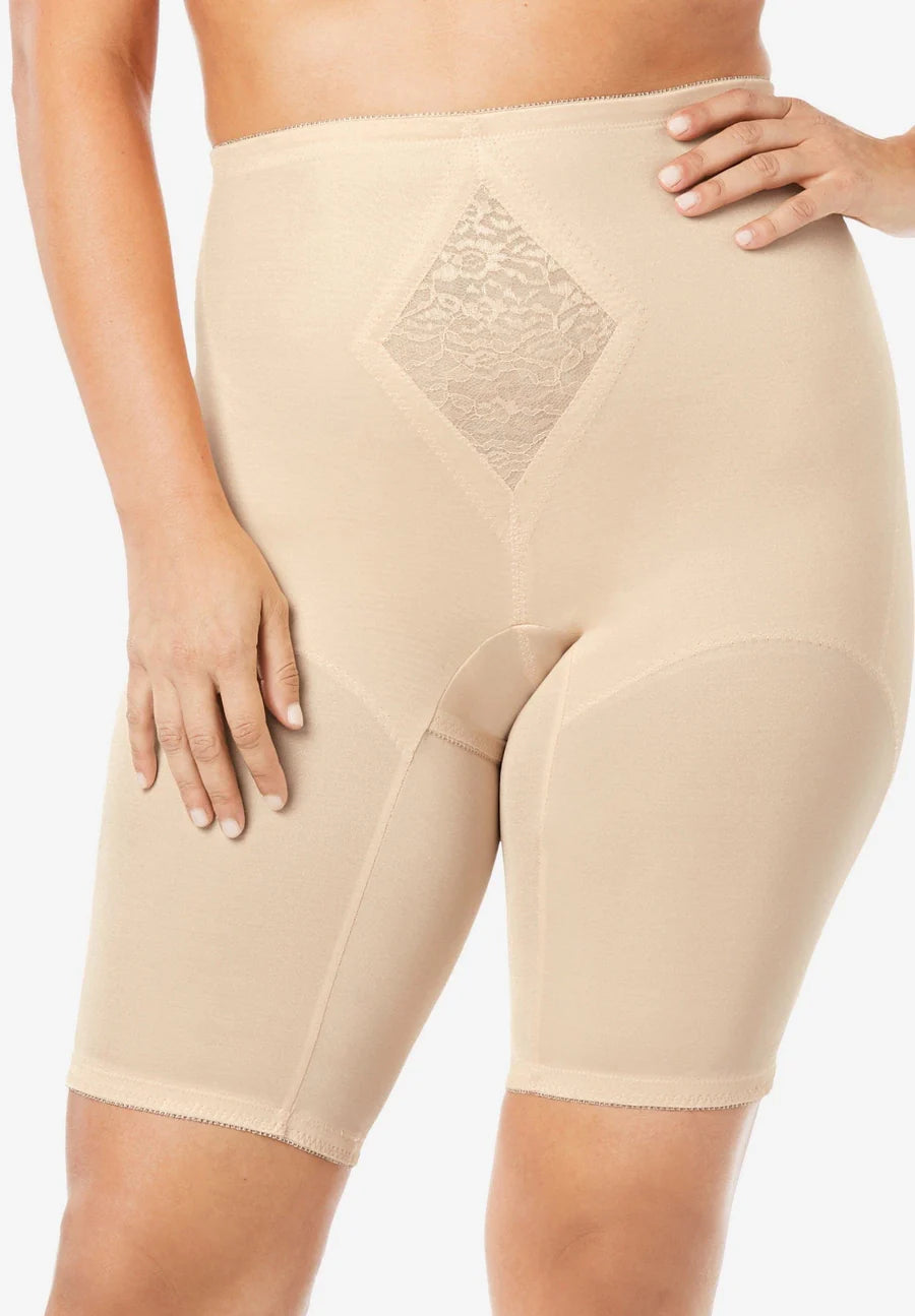 6205 Waistline Thigh Slimmer | Memory Compression Fabric | Medium Support