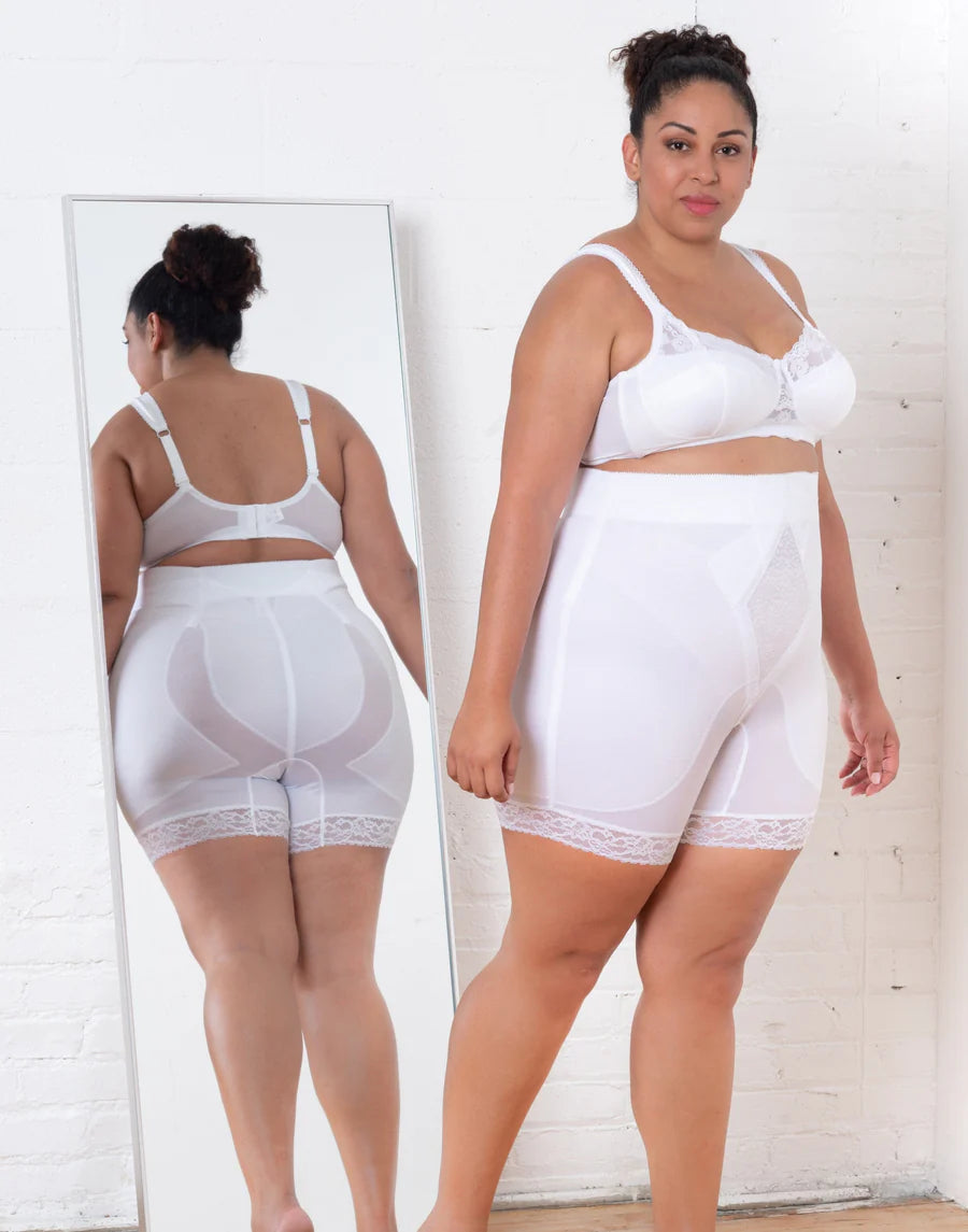 6206 High Waist Medium Control Thigh Slimmer | Memory Compression Fabric