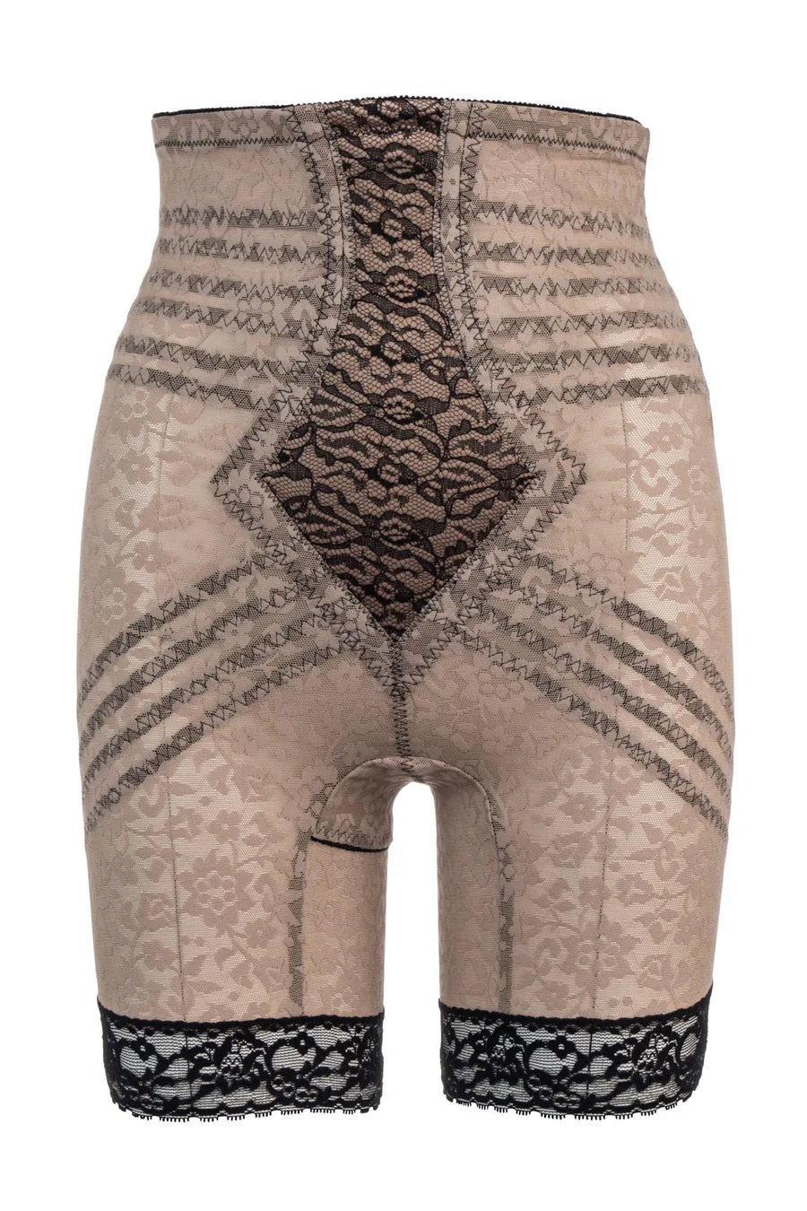 6207 No Roll High Waist Lace Thigh Slimmer with Extra Firm Support