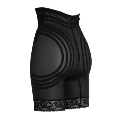 6209 Breathable High Waist Thigh Slimmer | No Roll Power Mesh Hourglass Shaper | Firm to Extra Firm Support
