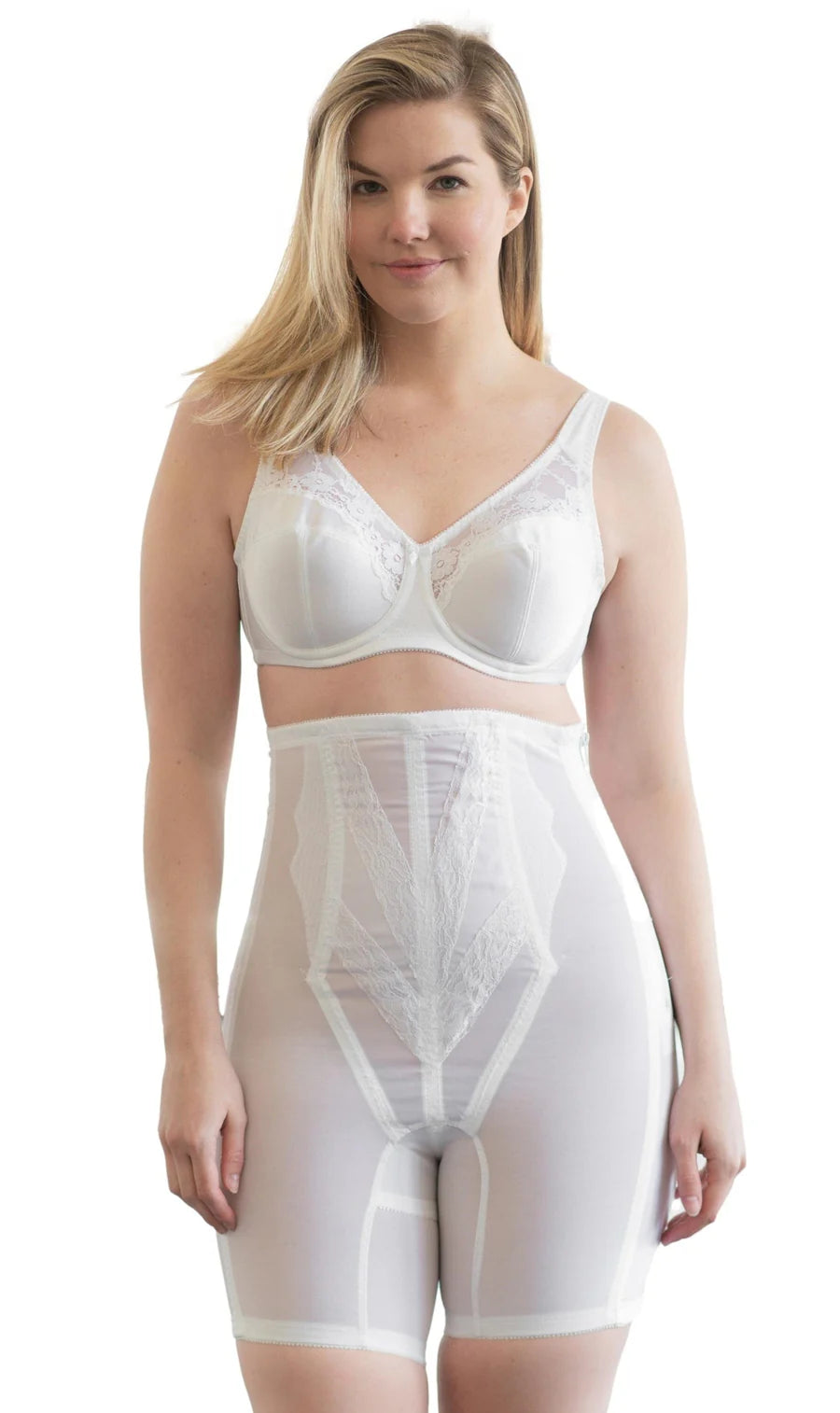 6210 High Waist Non-Stretch Girdle with Side Zipper | No Give Extra Firm Control