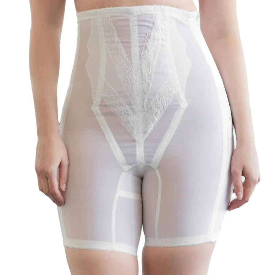 6210 High Waist Non-Stretch Girdle with Side Zipper | No Give Extra Firm Control