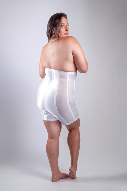 6210 High Waist Non-Stretch Girdle with Side Zipper | No Give Extra Firm Control