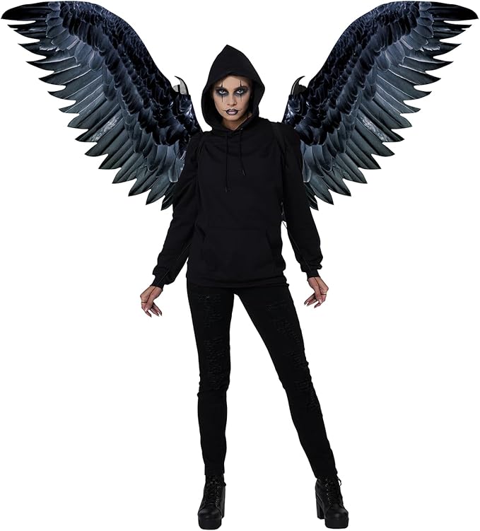 California Costumes, Moving Cosplay Wings: Raven