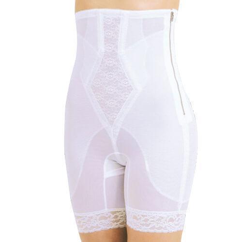 6228 High Waist Thigh Slimmer with Side Zipper | Memory Compression Fabric | Medium Support