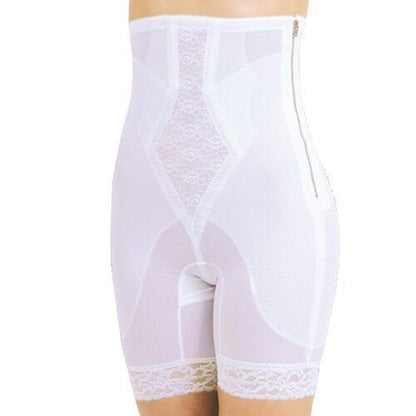 6228 High Waist Thigh Slimmer with Side Zipper | Memory Compression Fabric | Medium Support