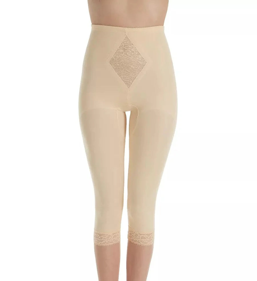 6265 Waistline Capri Pant Liner with Tummy Control Panel| Memory Compression Fabric | Medium Support