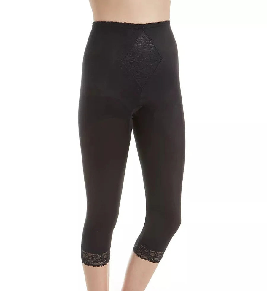 6265 Waistline Capri Pant Liner with Tummy Control Panel| Memory Compression Fabric | Medium Support