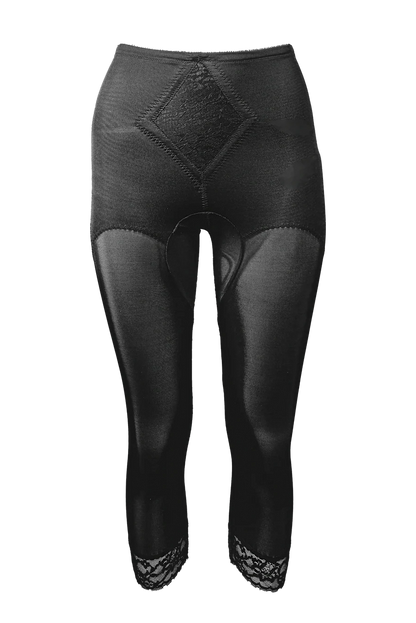 6265 Waistline Capri Pant Liner with Tummy Control Panel| Memory Compression Fabric | Medium Support