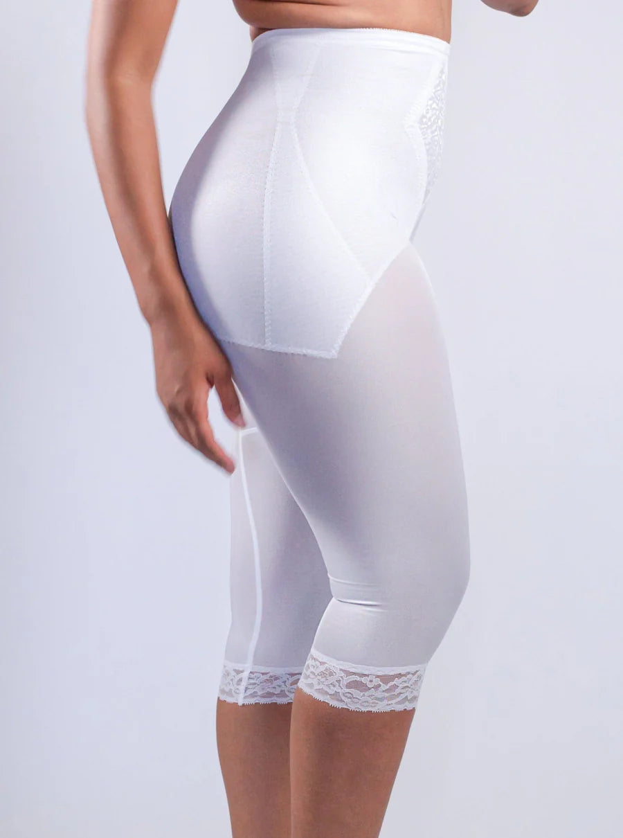 6265 Waistline Capri Pant Liner with Tummy Control Panel| Memory Compression Fabric | Medium Support