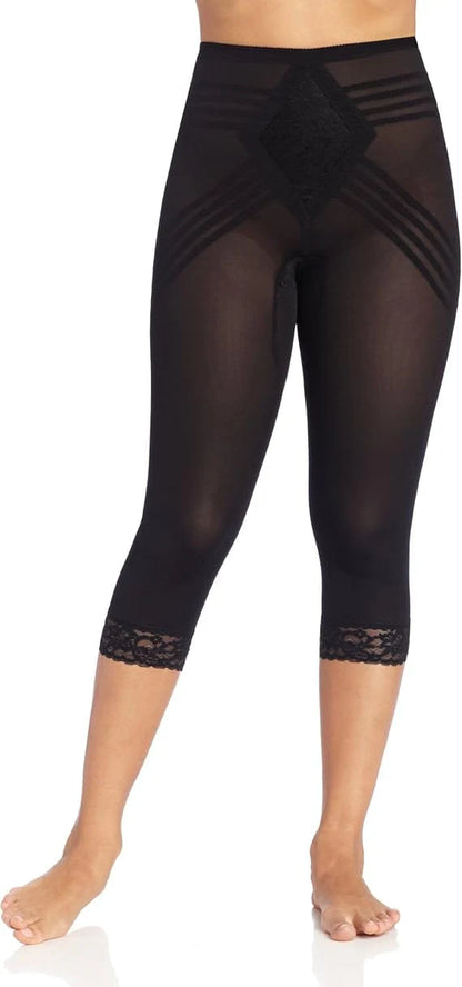 6269 Breathable Waistline Capri Pant Liner | Power Mesh Fabric | Firm to Extra Firm Support