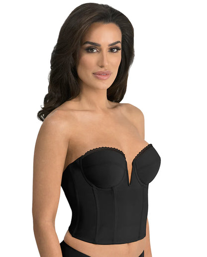 6390 Valerie Deep Front Plunge V-Wire Backless Strapless Bridal Bra