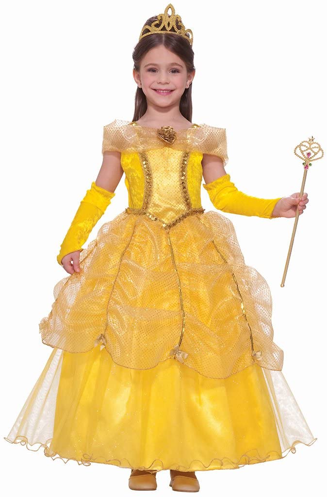 Forum Novelties Golden Princess Dress Kids Costume