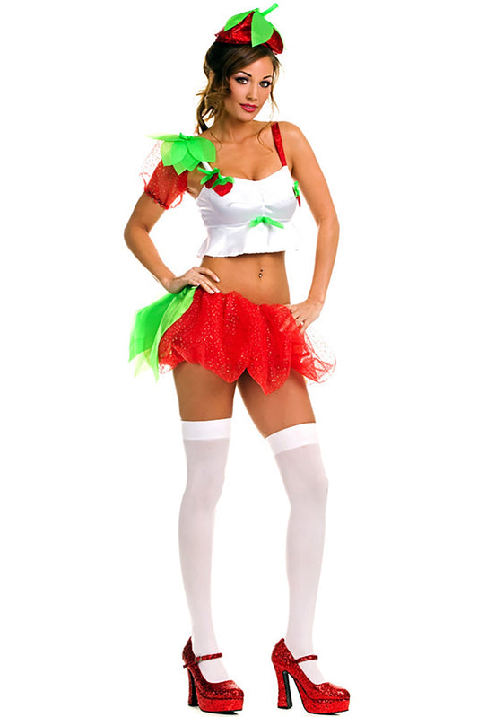 Music Legs Strawberry Girl Costume