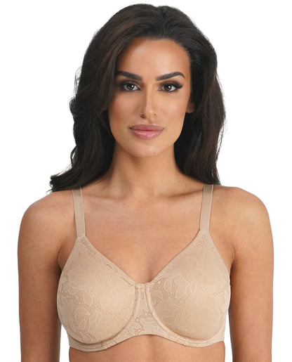7018 Jacqueline Jacquard Underwire Minimizer Bra