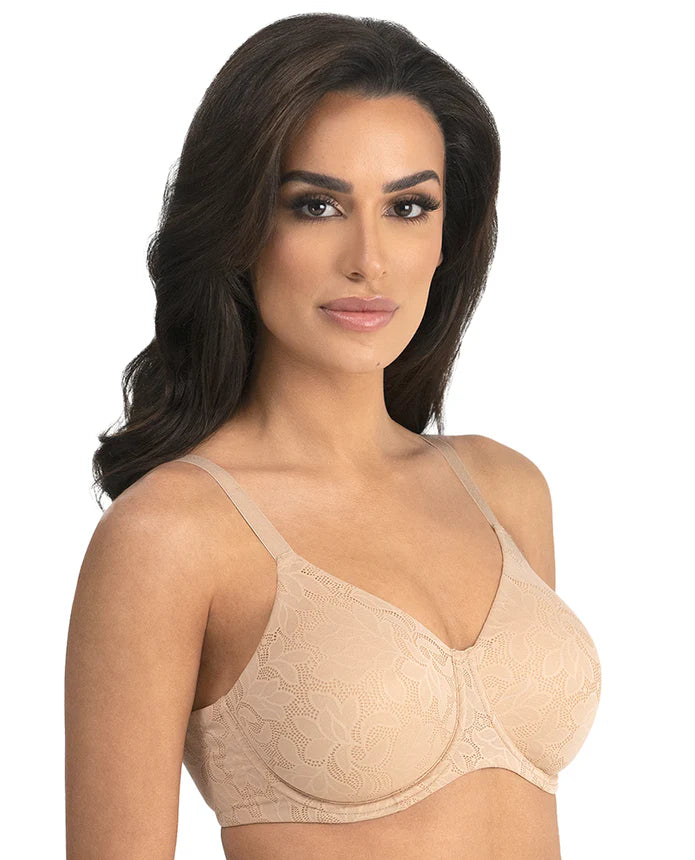 7018 Jacqueline Jacquard Underwire Minimizer Bra