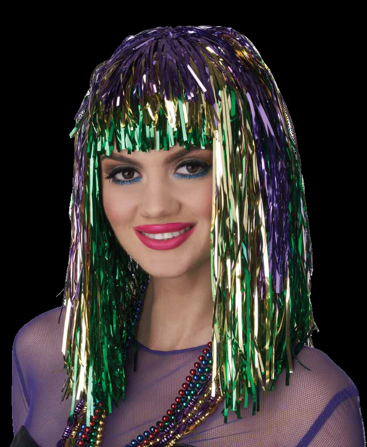 California Costumes Mardi Gras Tinsel Wig