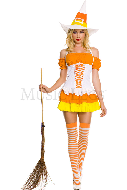 Music Legs Candy Corn Dress
