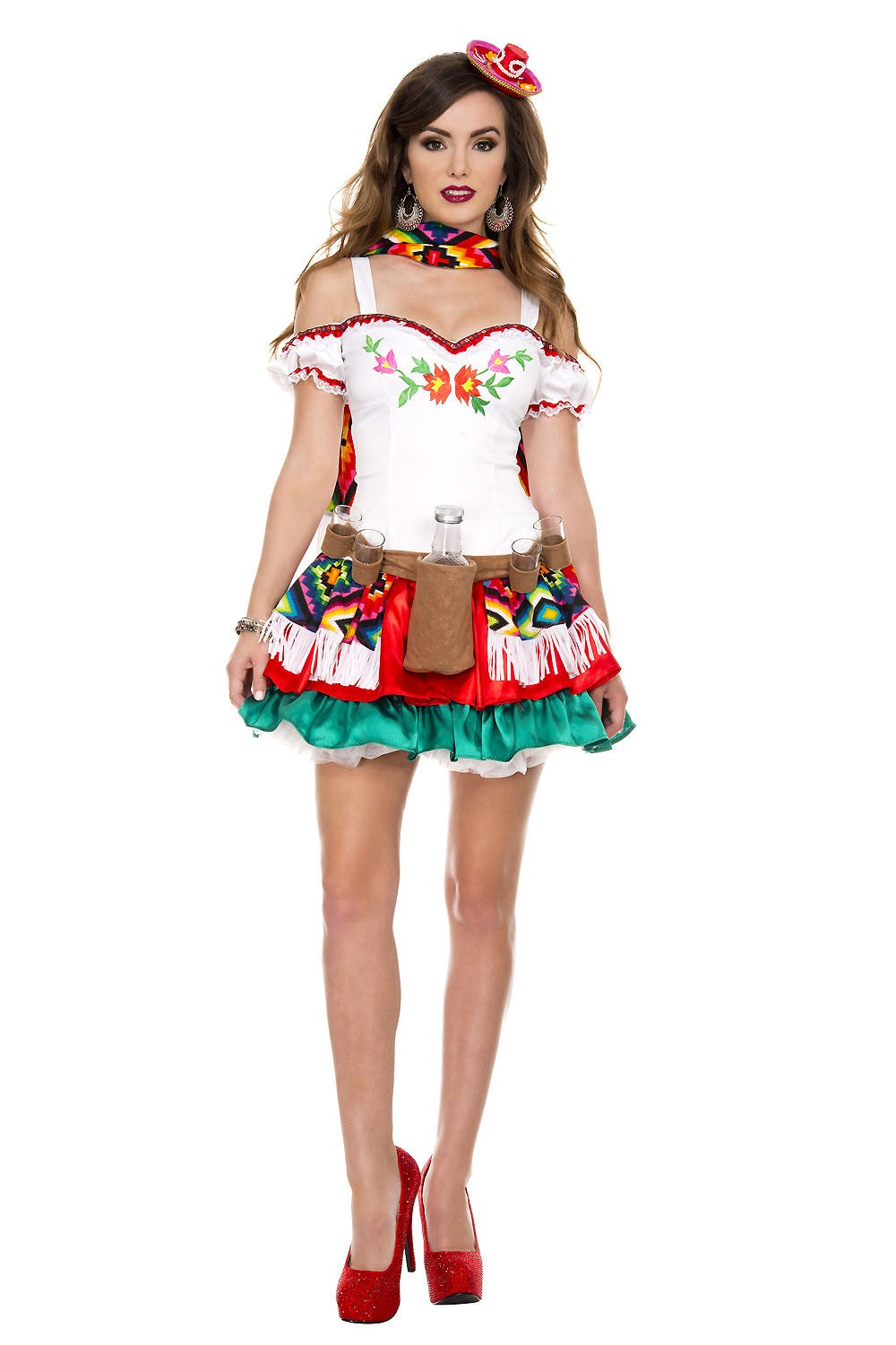 Music Legs Tequila Princess Costume (Used, MISSINGBELT)