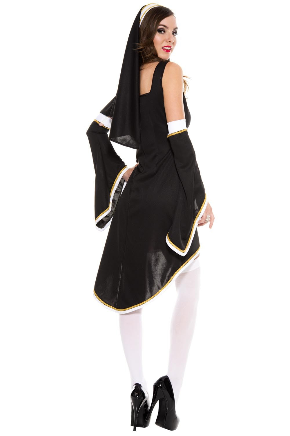 Music Legs 70569 Sinfully Hot Nun