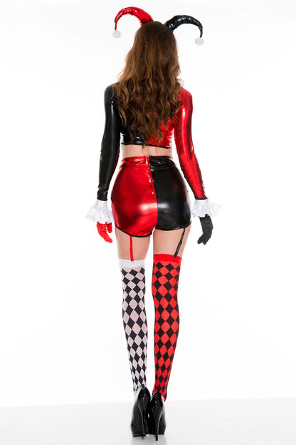 Music Legs Gorgeous Harlequin Costume
