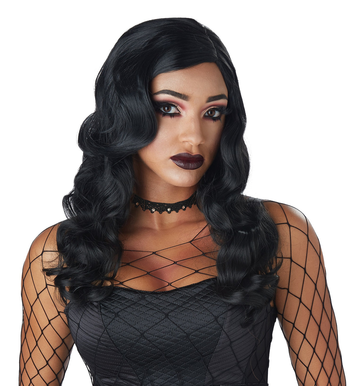 California Costume Sultry Siren Wig, Black