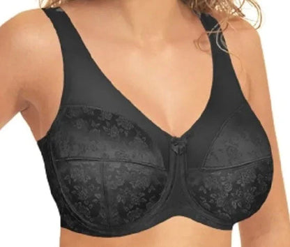 7101 Brand Printed Full Figure Support Underwire Bra