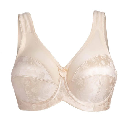 7101 Brand Printed Full Figure Support Underwire Bra