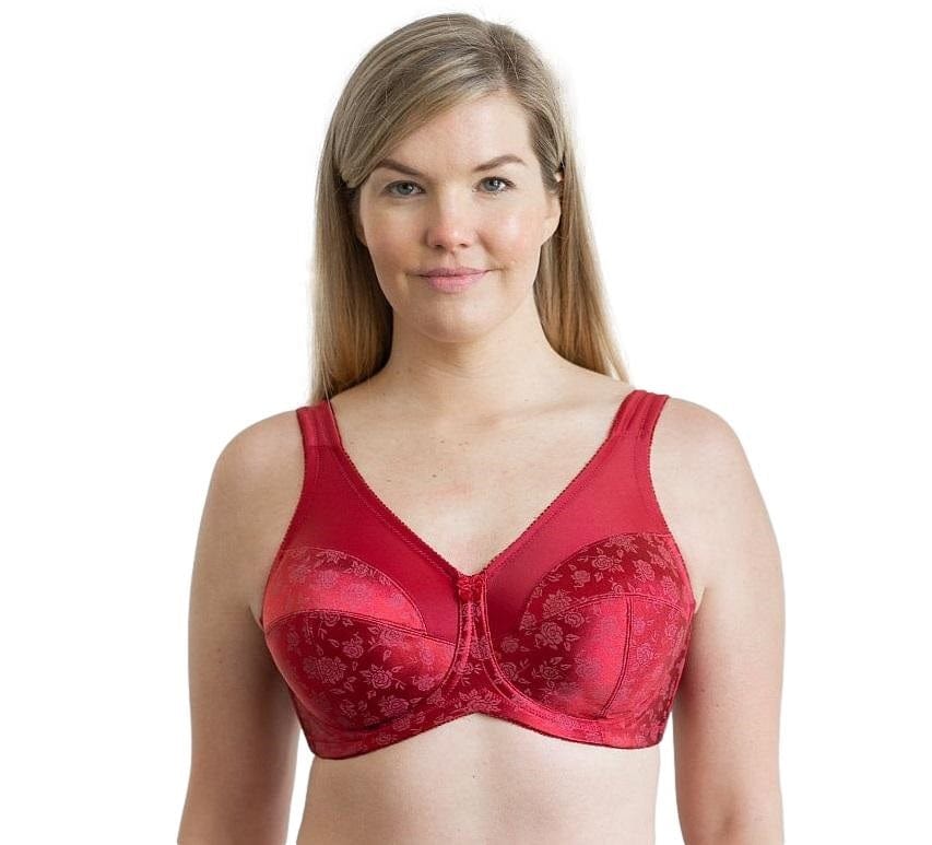 7101 Brand Printed Full Figure Support Underwire Bra