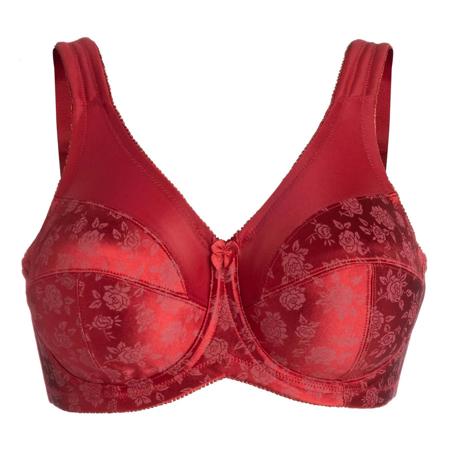 7101 Brand Printed Full Figure Support Underwire Bra
