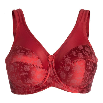 7101 Brand Printed Full Figure Support Underwire Bra