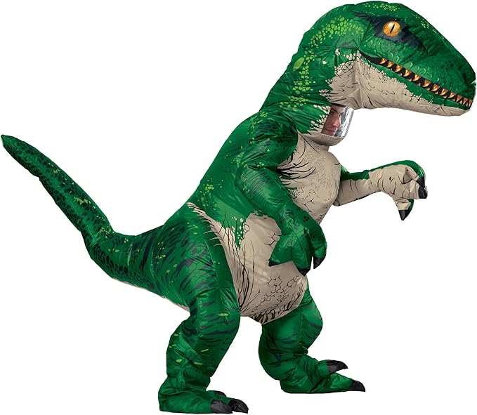 Rubies Jurassic World: T-Rex Inflatable Costume for Adults, Unisex One Size