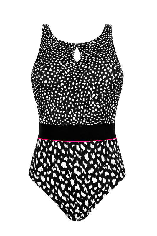 Manila High Neckline Swimsuit (Creased)