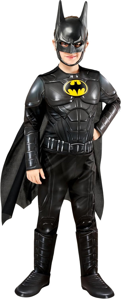 DC The Flash Movie: Batman Deluxe Costume for Kids by Rubies, Boy